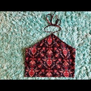 Halter crop top